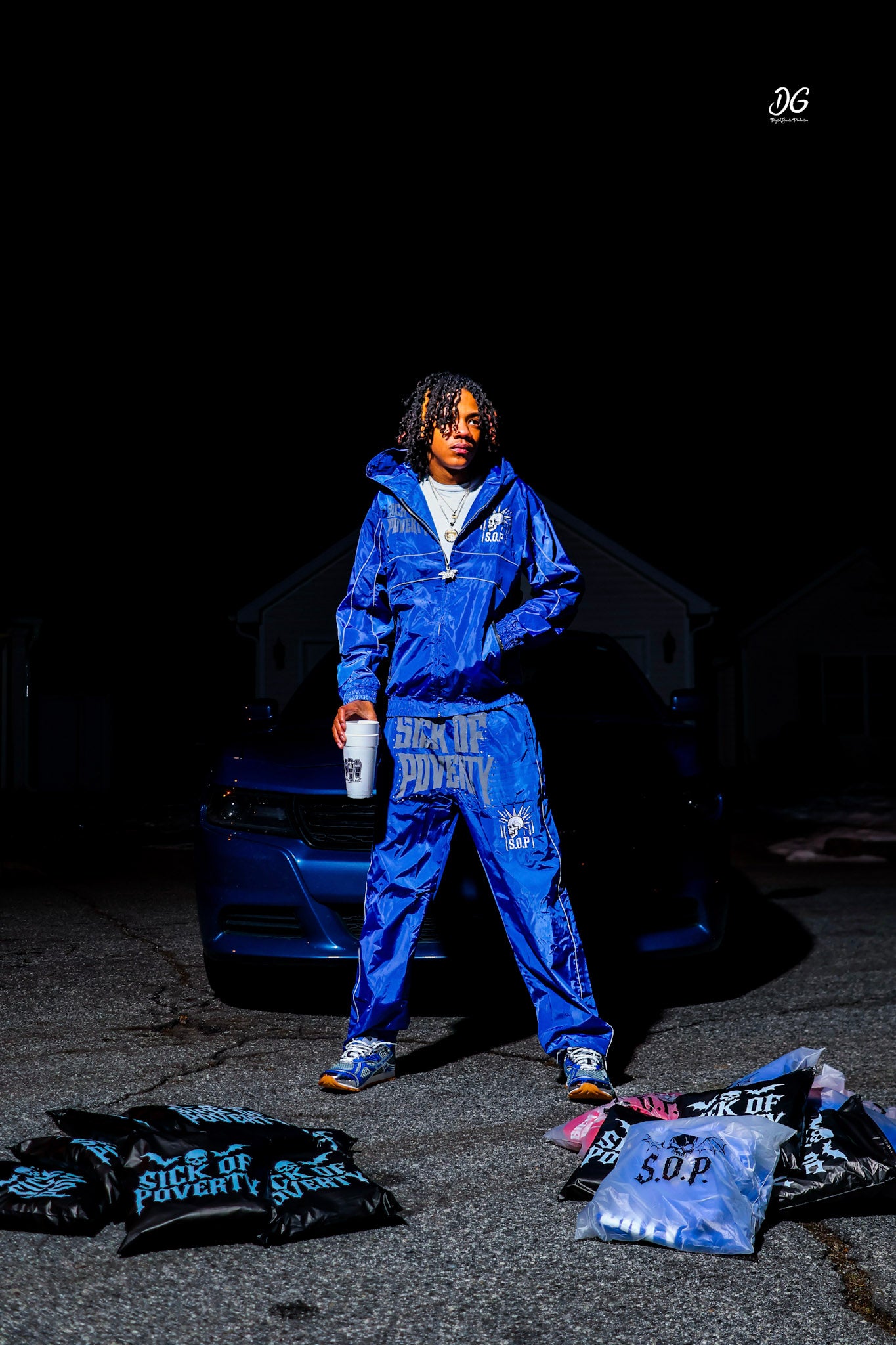 Blue SOP tracksuit