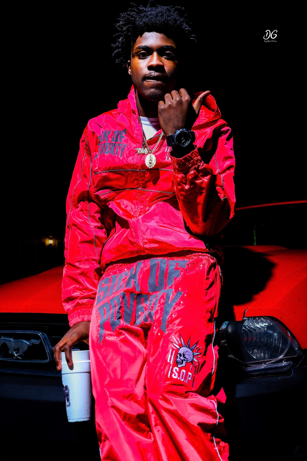 Red SOP Tracksuit