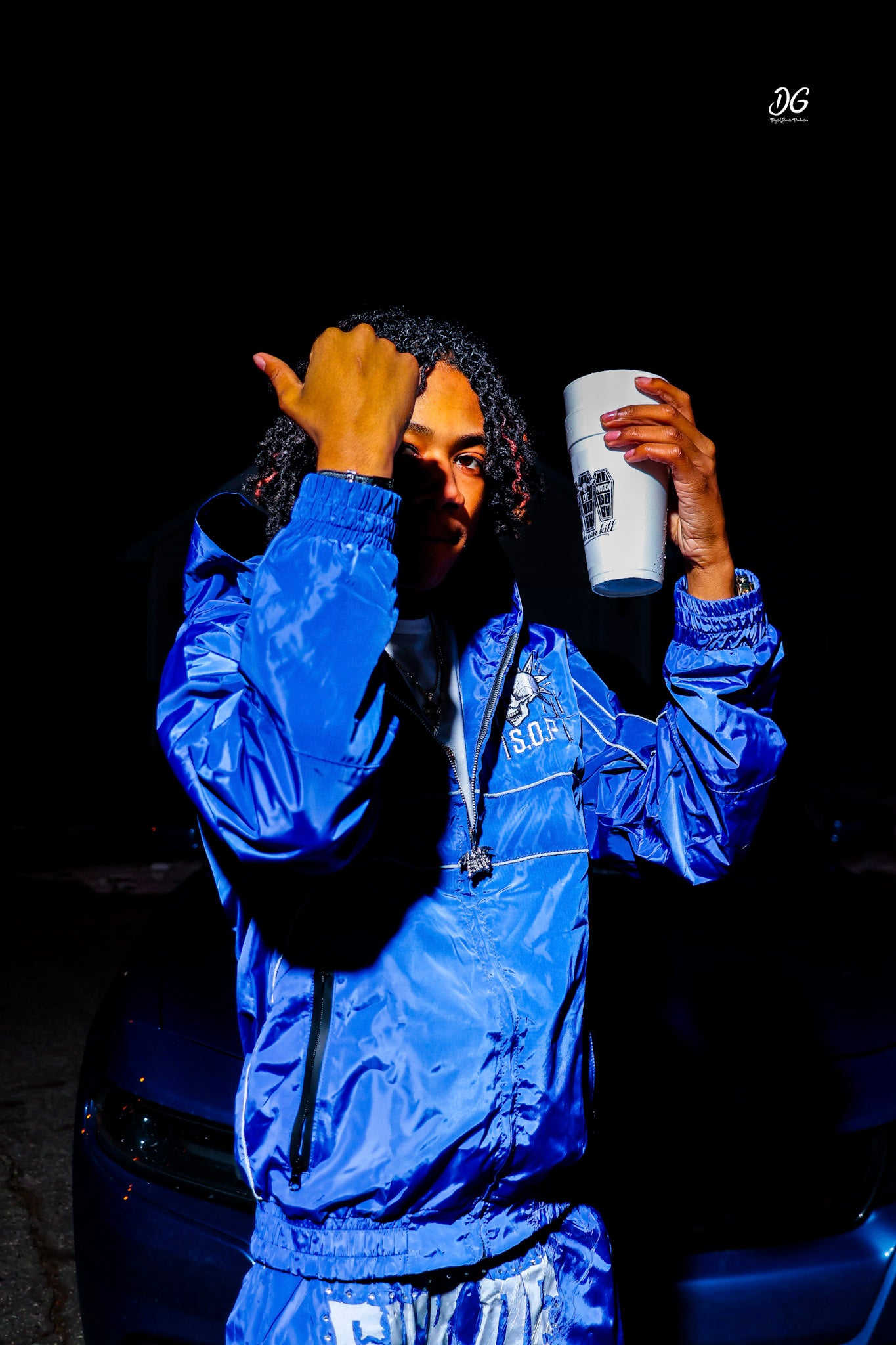 Blue SOP tracksuit
